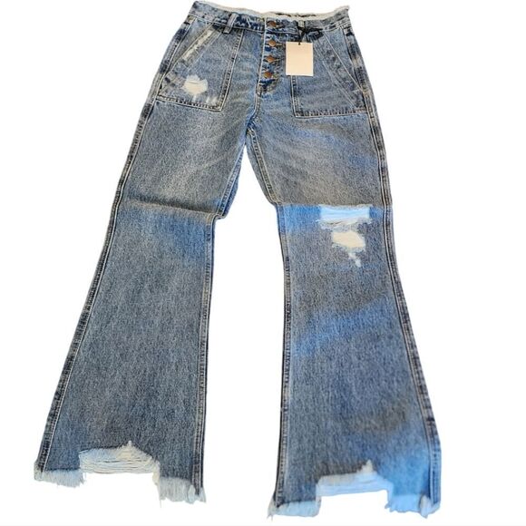 NWT Evidnt Los Angelas Saint Denis Flare Size 26 - Picture 1 of 4